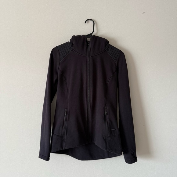 Athleta Black Zip Up Hoodie - Picture 3 of 7